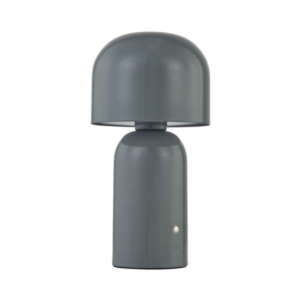 Christina - Grey LED Rechargeable Touch Table Lamp
