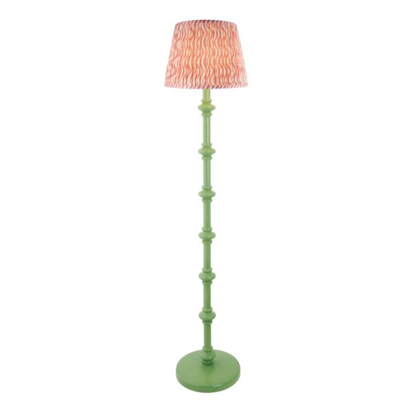 Endon Lighting - Carnaby & Ivy 35cm - 116135 - Green Vintage White Floor Lamp