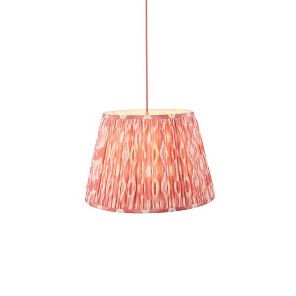 Endon Lighting - Eltham - 114256 - Aged Brass Pink Ceiling Pendant Light