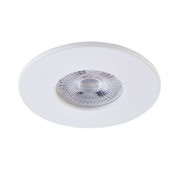 Saxby Lighting - Saxby ShieldONE 75 - 109806 & 113290 - White Fixed Recessed Fire Rated Ceiling Downlight