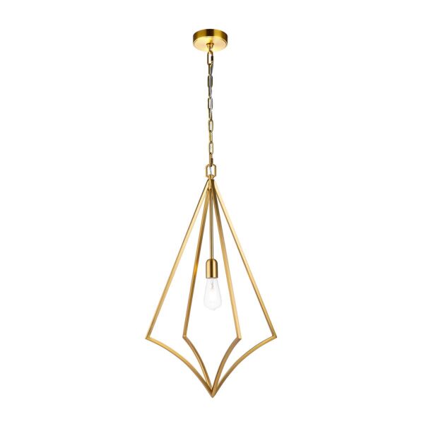 Feiss Lighting - Nico - FE-NICO-P-L-BB - Brass Ceiling Pendant Light