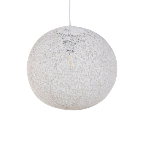 Abaca - White 14" Globe Ceiling Light Shade