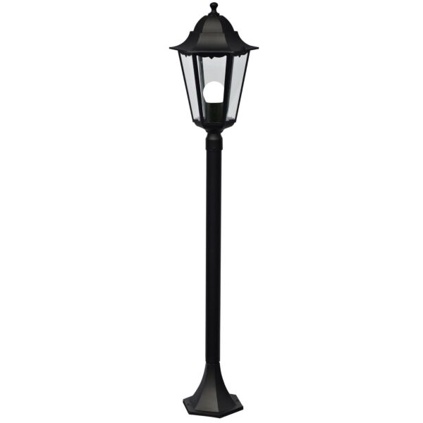 Nordlux - Cardiff - 74398003 - Black Clear Glass IP44 Outdoor Post Light