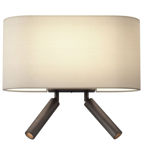 Astro Lighting - Venn - 1433006 & 5043001 - Bronze Putty Reading Wall Light