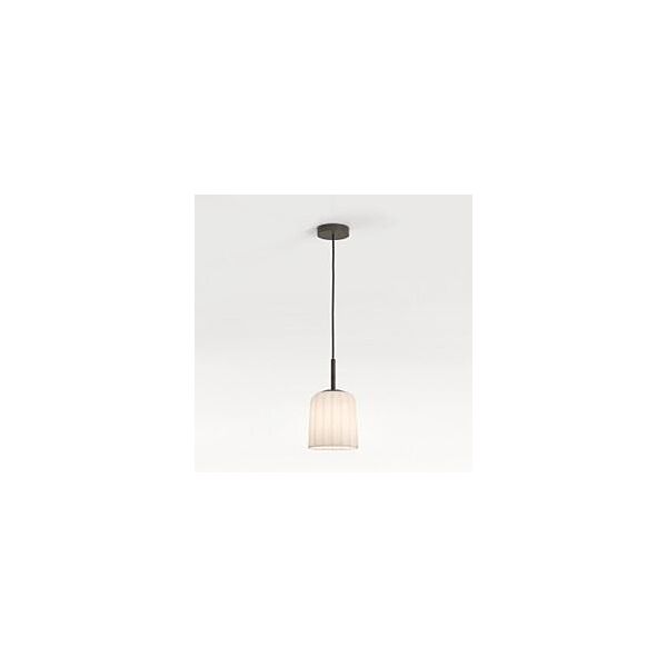 Astro Lighting - Veo - 1455005 - Bronze White Ribbed Glass Ceiling Pendant Light