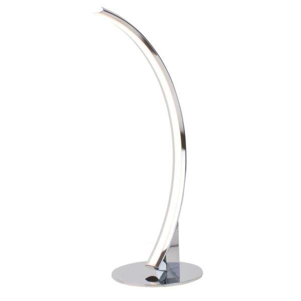 Polished Chrome LED Arc Table Lamp
