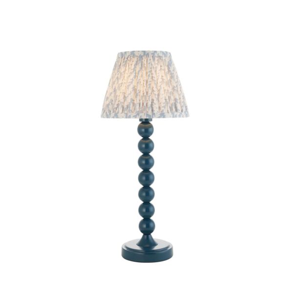 Endon Lighting - Higgledy & Leaf 20cm - 116266 - Blue Table Lamp With Shade