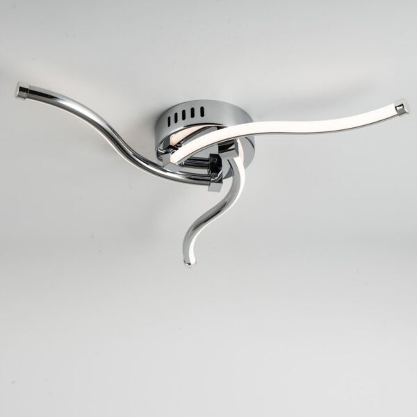 Ara - Chrome LED Flush Ceiling Light