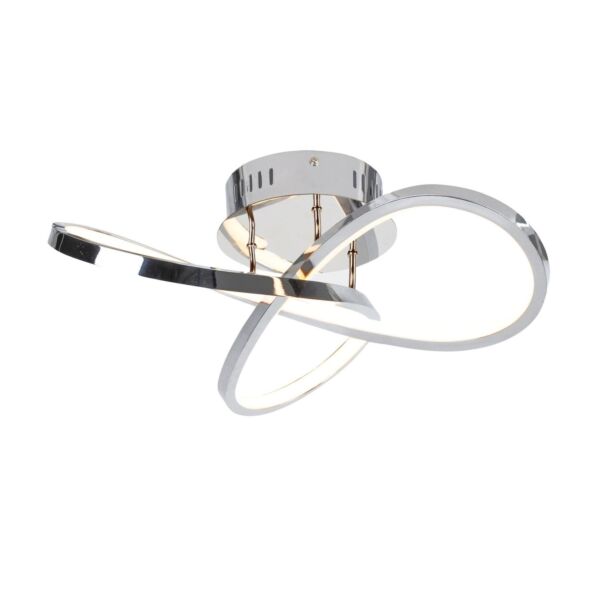 Polished Chrome LED Loop Flush Fitting