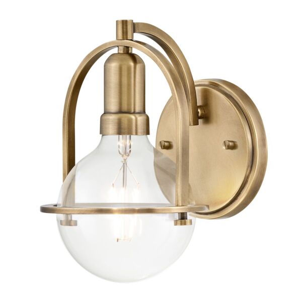 Quintiesse - Somerset - QN-SOMERSET1-C-HB - Heritage Brass Wall Light