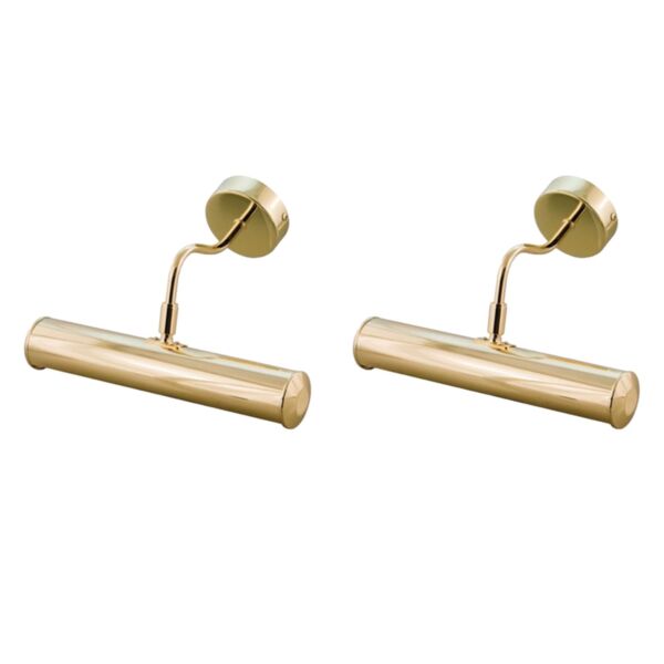 Set of 2 Aston - Polished Brass 280mm Picture Lights