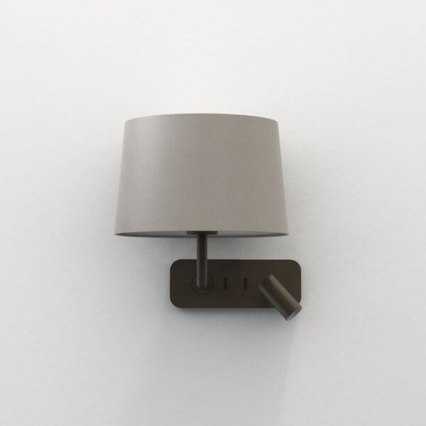 Astro Lighting - Side by Side - 1406004 & 5035005 - Bronze Putty Reading Wall Light