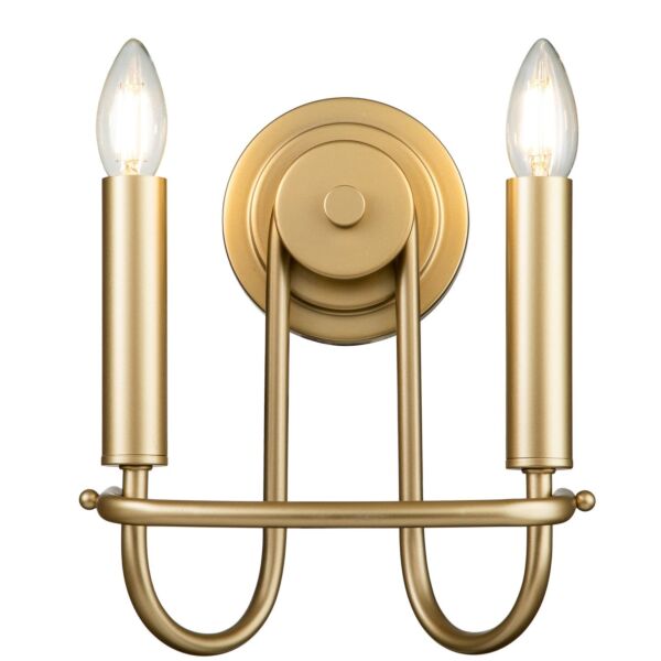 Kichler Lighting - Capitol Hill - KL-CAPITOL-HILL2-PNBR - Natural Brass 2 Light Wall Light