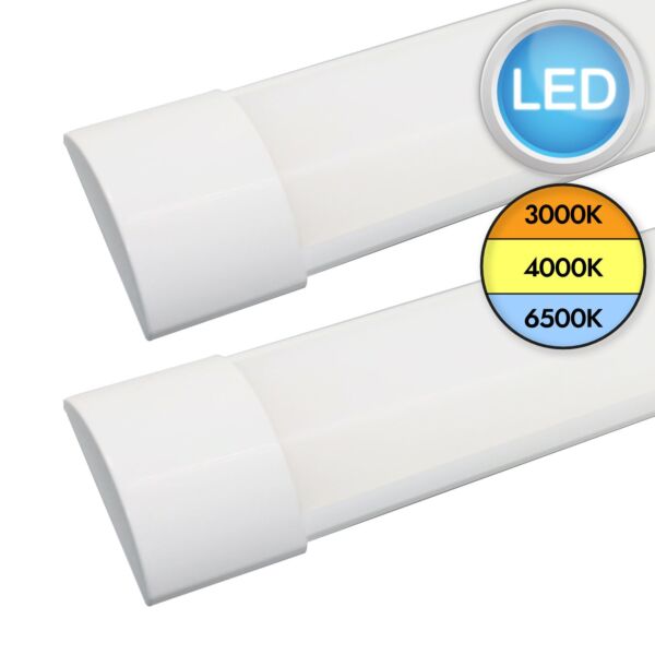 Set of 2 Moon Storm - White Opal 30393 Outdoor Strip Lights