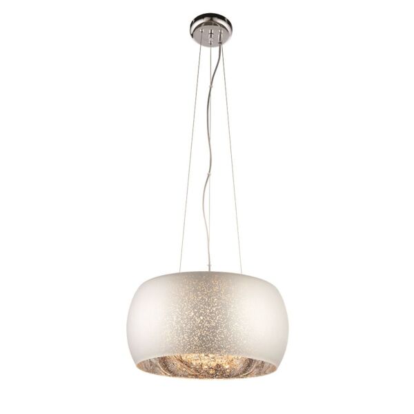 Endon Lighting - Eclipse - 78697 - Chrome Clear Glass 5 Light Ceiling Pendant Light