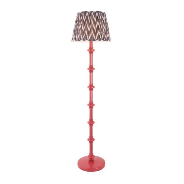 Endon Lighting - Carnaby & Zigzag 40cm - 114411 - Pink Grey Floor Lamp