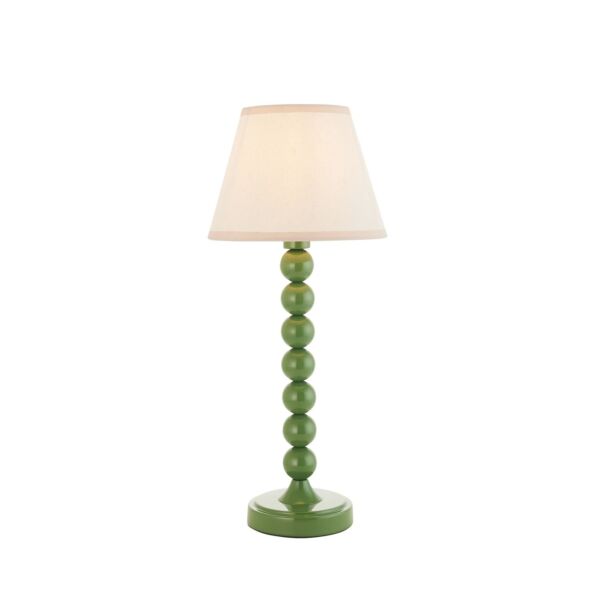 Endon Lighting - Higgledy & Ivy 20cm - 116259 - White Vintage Table Lamp With Shade