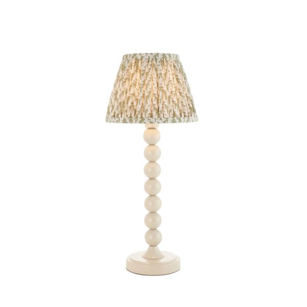 Endon Lighting - Higgledy & Leaf 20cm - 116220 - White Green Table Lamp With Shade