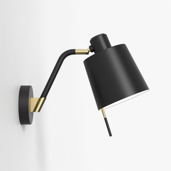 Astro Lighting - Edward - 1441001 & 5013024 - Black Reading Wall Light