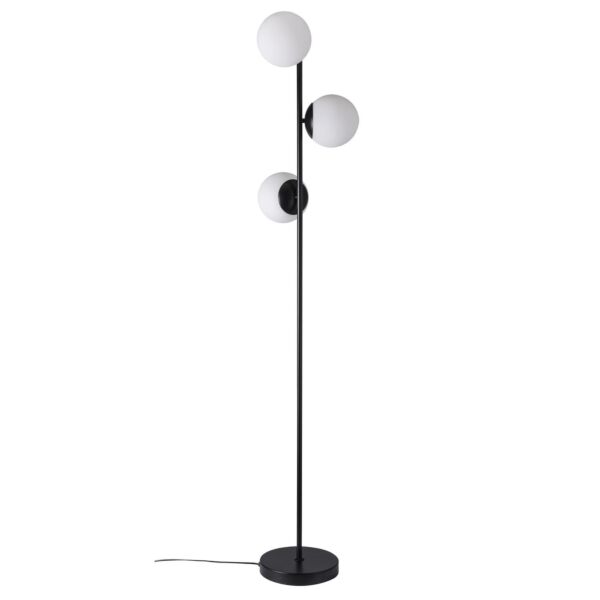 Nordlux - Lilly - 48613003 - Black Opal Glass 3 Light Floor Lamp