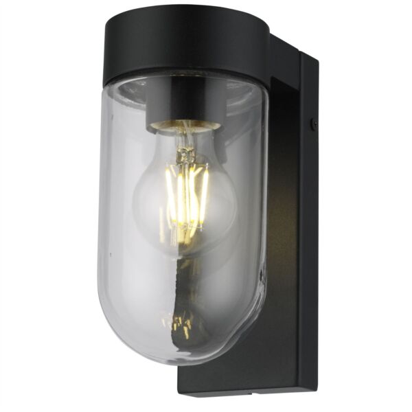 Parnie - Black IP44 Outdoor Wall Light