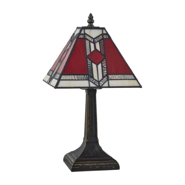 Avon - Tiffany Coloured Glass 39cm Table Lamp