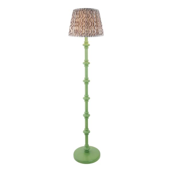 Endon Lighting - Carnaby & Ripple 35cm - 116136 - Green Grey Floor Lamp