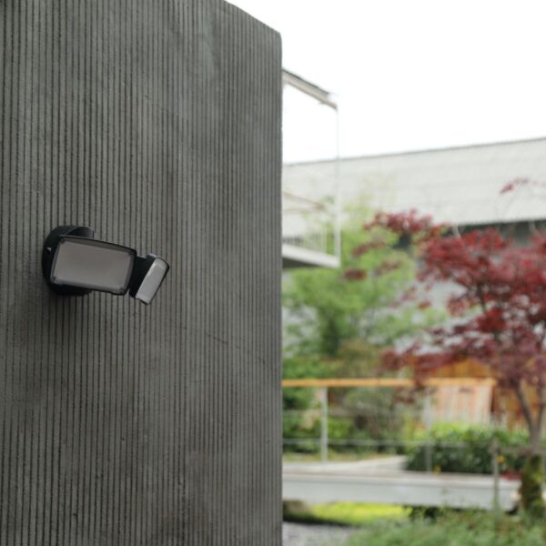Lutec - Chimera - 7635434330 - LED Black Clear 2 Light IP54 Outdoor Floodlight