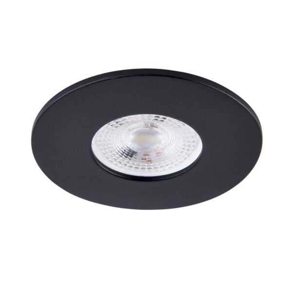 Saxby Lighting - Saxby ShieldONE 75 - 109808 & 113291 - Black Fixed Recessed Fire Rated Ceiling Downlight