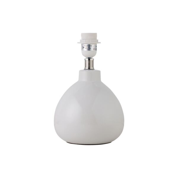 Tuscan - White Ceramic Table Lamp Base Only for 25cm Diameter Shade