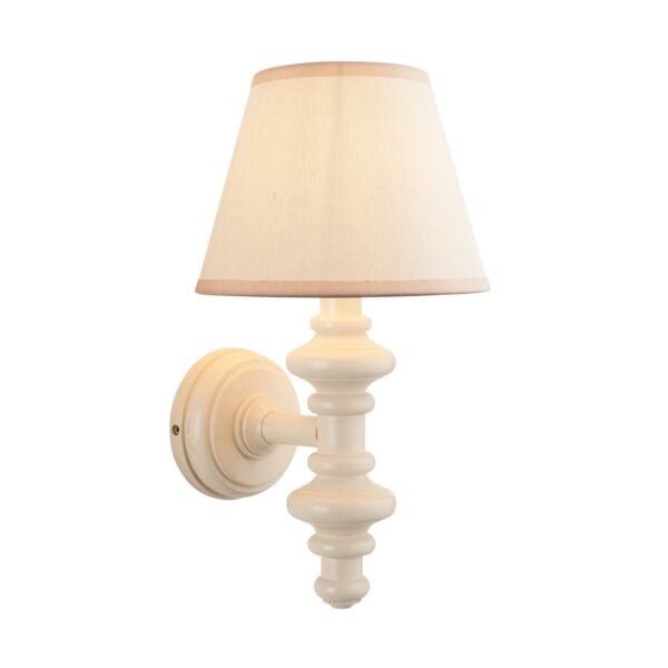 Endon Lighting - Carnaby & Ivy 20cm - 114449 - White Vintage Wall Light