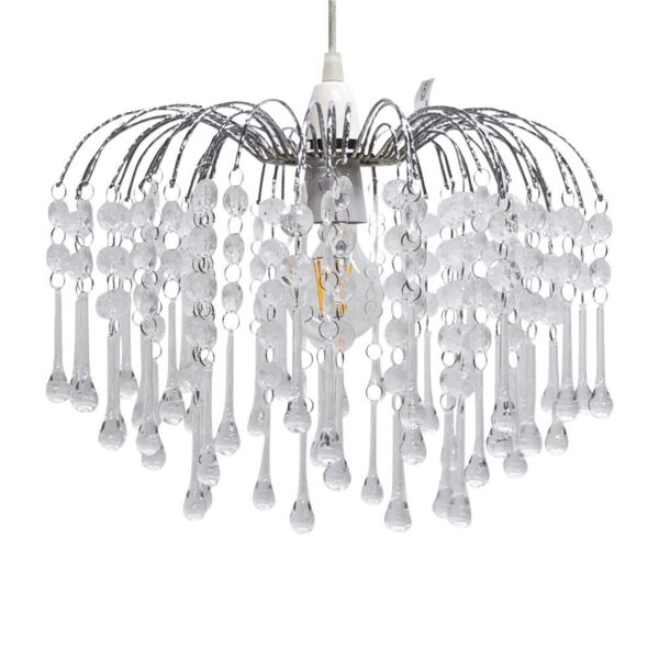 Skye - Cascading Jewelled Pendant Shade
