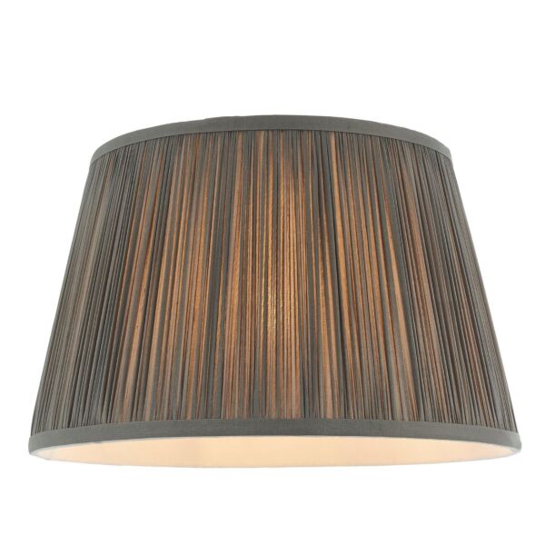 Endon Lighting - Freya - 79626 - Charcoal Fabric Shade