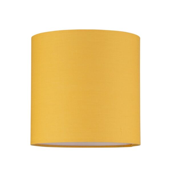 Ochre Yellow Textured Cotton 17cm Table Lamp Shade