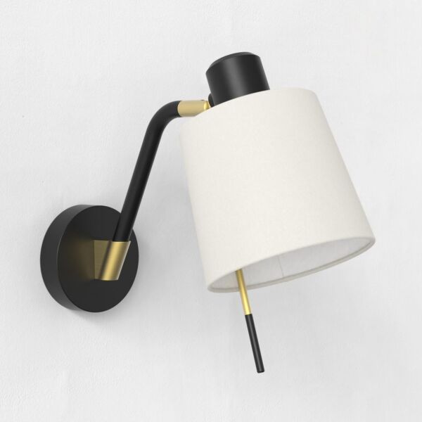 Astro Lighting - Edward - 1441001 & 5013027 - Black White Reading Wall Light
