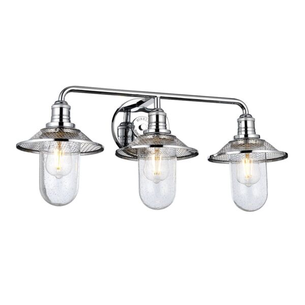 Quintiesse - QN-RIGBY3-BATH-PC - Rigby 3 Light Wall Light - Polished Chrome