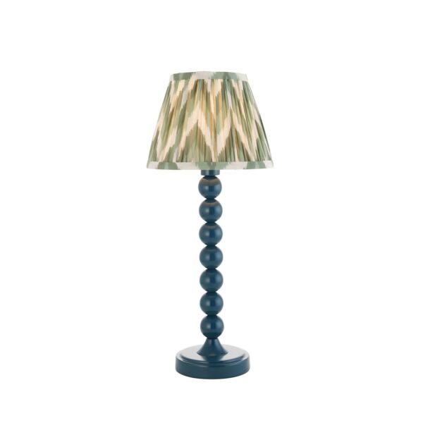 Endon Lighting - Higgledy & Zigzag 20cm - 116270 - Blue Green Table Lamp With Shade