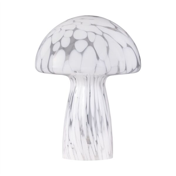 Confetti - White and Glass Table Lamp