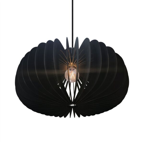 Nordlux - Hazo - 2512073003 - Black Wood Ceiling Pendant Light