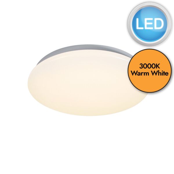 Nordlux - Montone - 2210476101 - LED White IP44 Bathroom Ceiling Flush Light