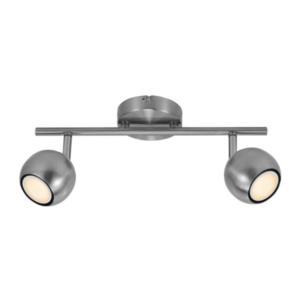Nordlux - Chicago 2 - 2113230132 - Steel 2 Light Ceiling Spotlight