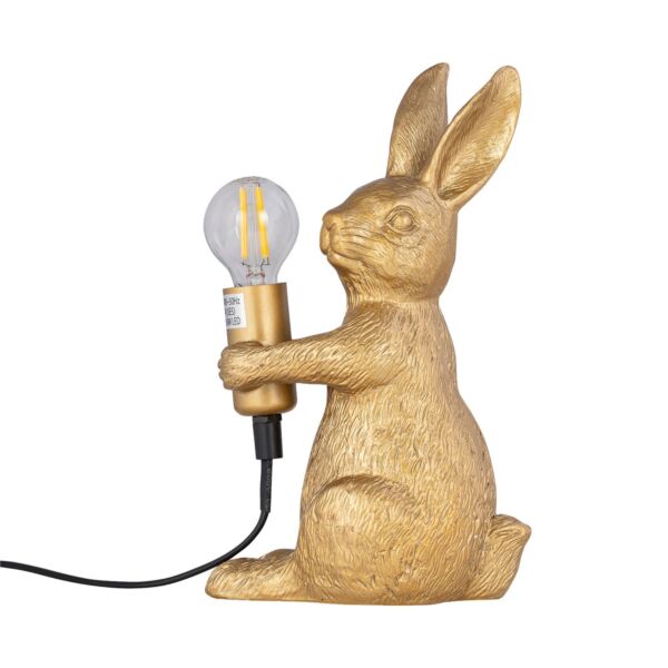 Hop Hop - Gold Bunny Rabbit Table Lamp