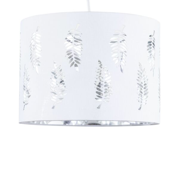Fern - White Cut Out 30cm Pendant Lightshade