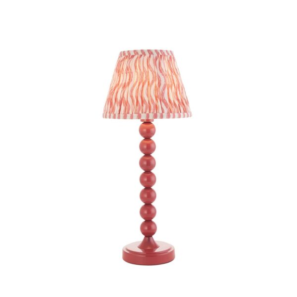 Endon Lighting - Higgledy & Ripple 20cm - 116284 - Pink Table Lamp With Shade
