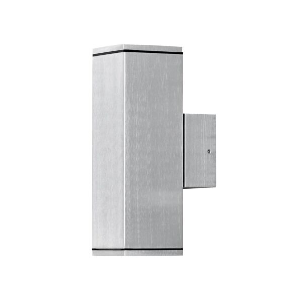 Konstsmide - Monza - 7907-310 - Aluminium 2 Light IP44 Outdoor Wall Washer Light