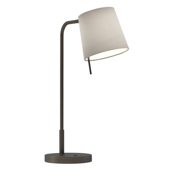 Astro Lighting - Mitsu - 5018033 & 1394010 - Bronze Black Oyster Table Lamp With Shade