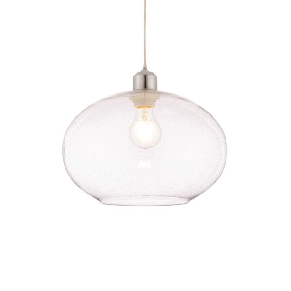 Endon Lighting - Dimitri - 73974 - Clear Bubbled Glass Easy Fit Pendant Shade
