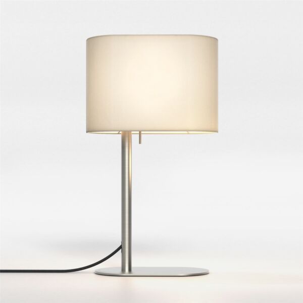 Astro Lighting - Venn - 1433036 & 5043004 - Nickel White Table Lamp With Shade
