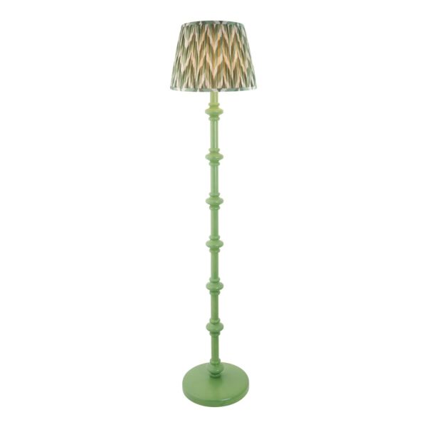 Endon Lighting - Carnaby & Zigzag 35cm - 116138 - Green Floor Lamp