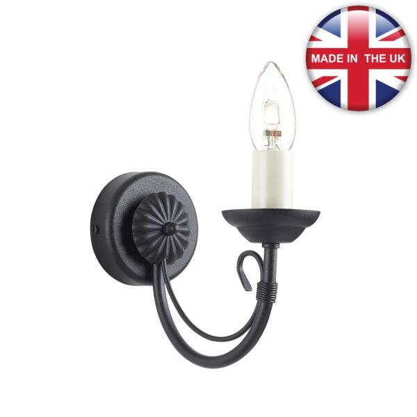Elstead - Carisbrooke CB1-BLACK Wall Light